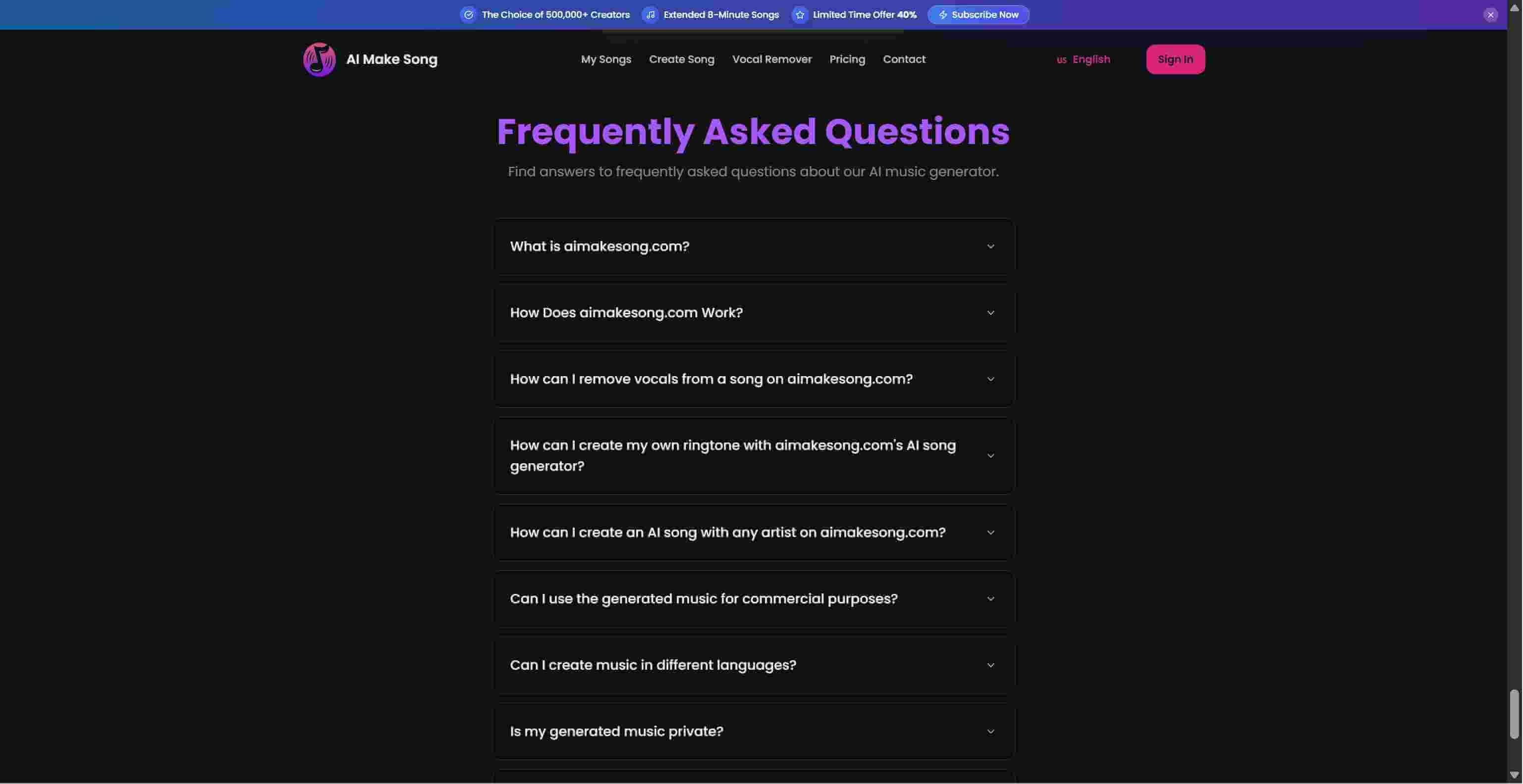 Conclusion about the AI Song Generator AiMakeSong